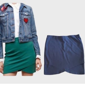 Aritzia Sunday Best Navy Blue Primrose Mini Skirt Medium